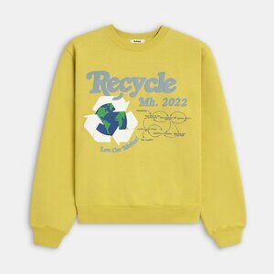 Madhappy - Earth Day Organic Fleece Crewneck - Brand new